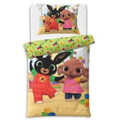 Bing Bing in Sula Obratna otroška posteljnina z zadrgo, 100 % bombaž 140x200cm+70x90cm OEKO-TEX