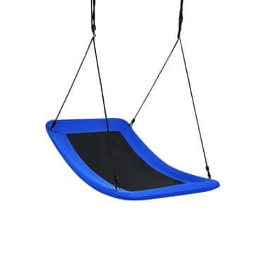 Northix Otroška gugalnica gnezdo 83 x 155 cm z nastavljivo vrvjo modra