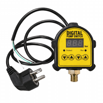 PIRO Digitalno tlačno stikalo za črpalke 0–10 bar 1,5kW IP65