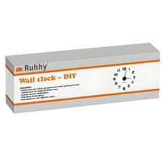 Ruhhy Stenska ura za nalepit DIY - 130cm