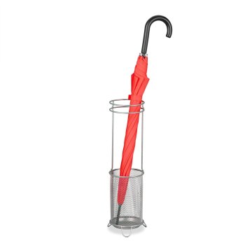 Northix Kovinsko stojalo za dežnike z jekleno mrežasto zasnovo in penastimi blazinicami