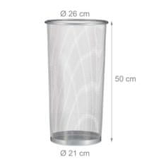 Northix Stojalo za dežnike iz žične mreže z širokim vrhom