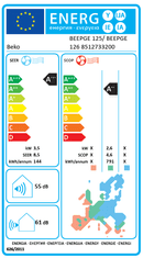 Beko Klimatska naprava BEEPGE 125 / BEEPGE 126 + SET ZA MONTAŽO
