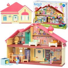 sarcia.eu Bluey Družinski dom Praznovanje doma + figurica psa za otroke, premične dele 3+