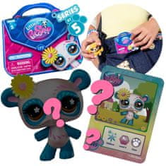 HASBRO Littlest Pet Shop - Presenečenje: figurice živali, serija 5, premične zbirateljske figurice 4+
