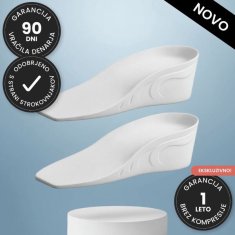Zenlift Ortopedski vložki za povečanje višine, udobni podporni vložki za čevlje z amortizacijo | ZENLIFT 1.5cm