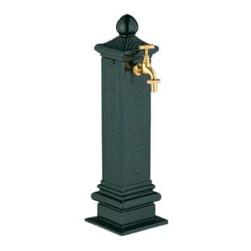 Northix Starinska kovinska vrtna fontana z zlato pipo 47 cm