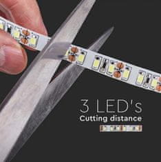 V-TAC LED trak 2835 8W/m 3000K 126leds/m 24V IP20 5m