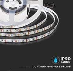 V-TAC LED trak 2835 8W/m 3000K 126leds/m 24V IP20 5m