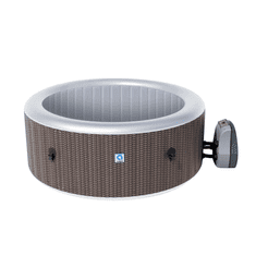 avenli Vrtni spa, napihljiva masažna kad NICE za 6 oseb 204x70 srebrne barve