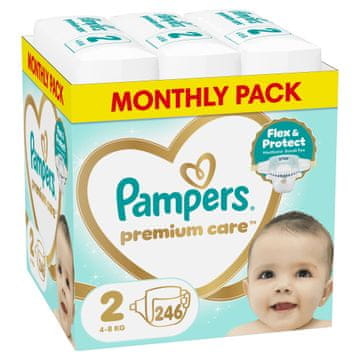 Pampers Premium Care plenice, velikost 2, 4-8 kg, 246/1