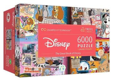 Trefl Sestavljanka UFT: Disneyjeva velika knjiga 6000 kosov