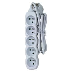 Esperanza  POWER STRIP 5 SOCKETS 1.5M WHITE
