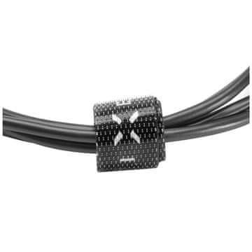 FIXED USB-kabel USB/ USB-C, USB 2.0, 20W, 2m - black