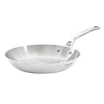 de Buyer Ponev 3724.28 AFFINITY, stainless steel, diameter 28 cm, height 4.5 cm, weight 1.34 kg, non-deformable, stainless steel handle