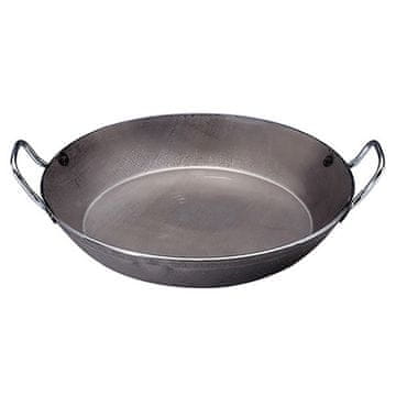 de Buyer Ponev z nelepljivim premazom 5113.32, CARBONE PLUS, steel, paella, two handles, 32 cm