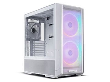 Lian Li Računalniško ohišje ATX Lian Li LANCOOL 216, Midi-Tower, ARGB, kaljeno steklo, belo