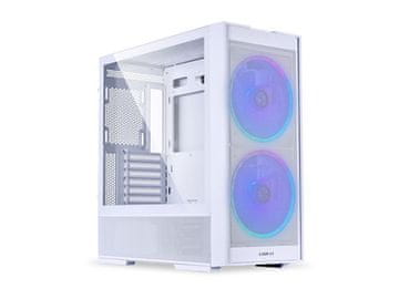Lian Li Računalniško ohišje Lian Li LANCOOL 206 Midi-Tower, ATX, ARGB, kaljeno steklo, belo