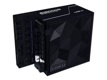 Lian Li Napajalnik ATX Lian Li EDGE 1000W, 80 PLUS Gold, 12VHPWR, HUB, Modularni, črn