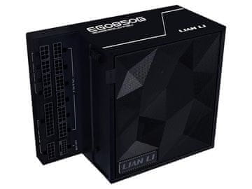 Lian Li Napajalnik ATX Lian Li EDGE 850W, 80 PLUS Gold, 12V-2x6, Modularni, črn