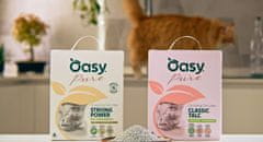 Oasy Pure pesek za mačke, Strong Power, 10 l