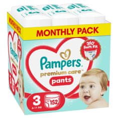 Pampers Premium Care hlačne plenice, velikost 3, 6-11 kg, 152/1