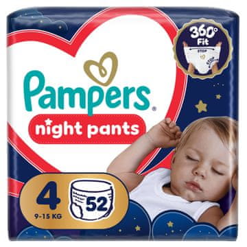 Pampers Night Pants hlačne plenice, velikost 4, 9-15 kg, 52/1