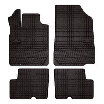 shumee Gumijaste avtotepihe za: Dacia Sandero I hatchback, Stepway (2008-2013) - črne, nameščene