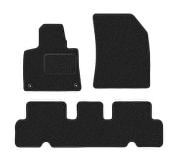 Velurne avtotesnine za: Citroen C4 Grand Picasso II enoprostorec (2013-) antra