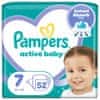 Pampers Active Baby plenice, velikost 7, 15+ kg, 52/1
