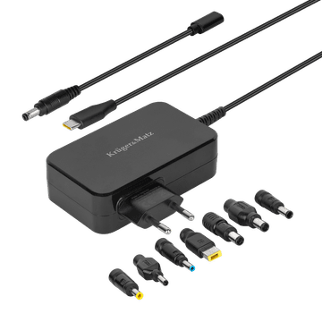 shumee Univerzalni napajalnik Kruger&Matz 90W s funkcijo Power Delivery, 7 konic