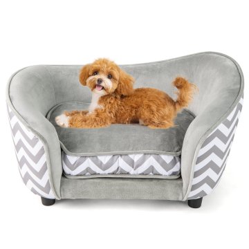 Northix Kavč za hišne ljubljenčke z blazino 70x41x40 cm pralna prevleka