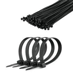 shumee Kabelske vezice 4,8 mm/30 cm črne Cabletech 50 kosov.