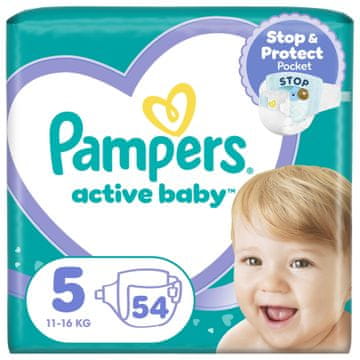 Pampers Active baby plenice, velikost 5, 11-16 kg, 54/1