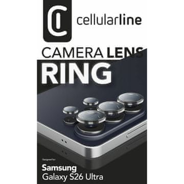 CellularLine Ring zaščitno steklo za kamero Galaxy S26 Ultra (CAMERARINGGALS26U)