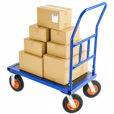 shumee Skladiščni voziček s platformo 90x50, nosilnost 300 kg