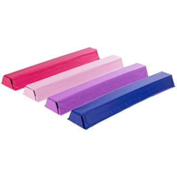 Northix Gimnastična gred 117 cm za ravnotežje PU vijolična