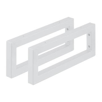 Northix Stenski konzolni nosilci za police, komplet 2 za umivalnike, mize in stenske police