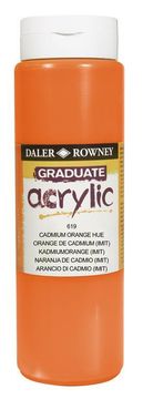 Daler Rowney Akrilna barva Graduate 500 ml Cadmium Orange Hue