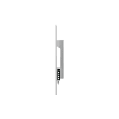 AENO Stenski grelec Aeno Premium Eco Smart Quadro za Amazon, 500 W, 50 x 50 cm, Kaljeno steklo, Infrardeče + konvekcijsko ogrevanje, LED zaslon, Vrsta vtičnice: Evropa (tip E/F), bel, Izdelano na Poljskem