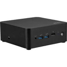 MSI Mini namizni računalnik Cubi NUC 1MG-244BEU barebone Core 3 / Wi-Fi 6E + BT / 2x2.5Gbps (črn)