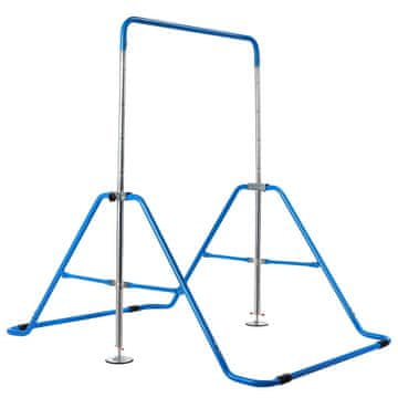 Northix Nastavljiva gimnastična palica, zložljiva, 90-130 cm, modra