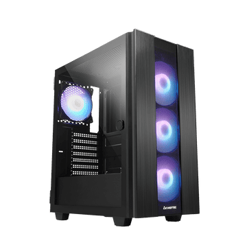 Chieftec GS-02B-OP HUNTER 2 A-RGB USB Type-C ATX ohišje, črno