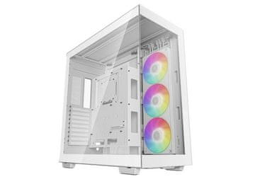 Računalniško ohišje DeepCool CH780 WH Full Tower, E-ATX, ARGB, kaljeno steklo, belo
