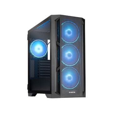 APEX LUMO USB3.2 Gen2 E-ATX ohišje, črno