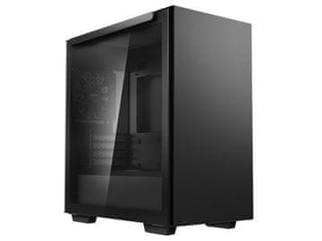 DEEPCOOL Računalniško ohišje MACUBE 110, Micro-ATX, Kaljeno steklo, črno