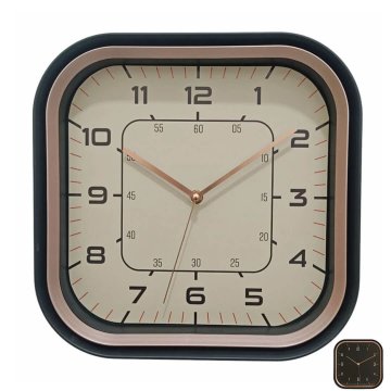 Gicos Stenska ura 30,5x30,5cm / kvadratna / več barv / PVC, steklo