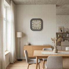 Gicos Stenska ura 30,5x30,5cm / kvadratna / več barv / PVC, steklo