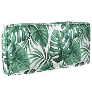 Vidaxl Blazina List Vzorec lista 80 x 40 x 12 cm Oxford tkanina
