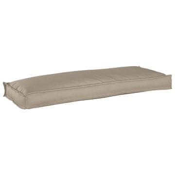 Vidaxl Blazina Taupe 110 x 40 x 8 cm Oxford tkanina